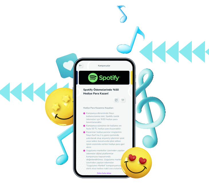 Spotify Ödemelerinde %50 Hediye Para Kazan!